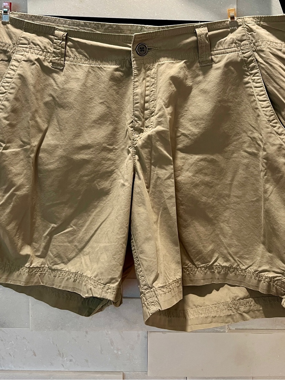Columbia Khaki Tan Casual Trail Shorts Hiking - Womens 10